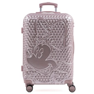 Mala Média 23 Kg ABS 4 Rodas Minnie Epcot Rosé em Oferta na Shopee