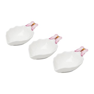3 Bowls Wolff Borboletas de Porcelana Branco 13cm x 7cm em Oferta na Shopee