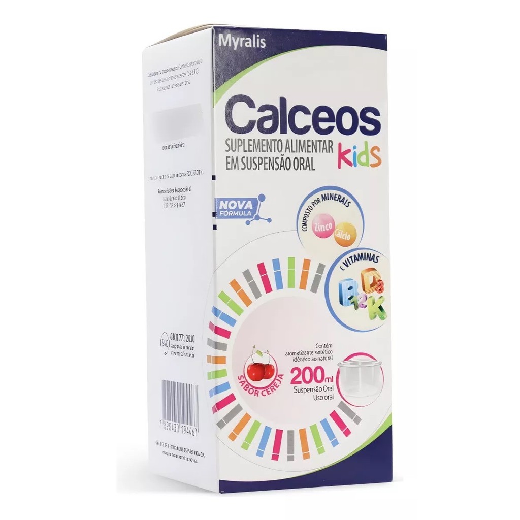 CALCEOS KIDS SOLUCAO 200ML
