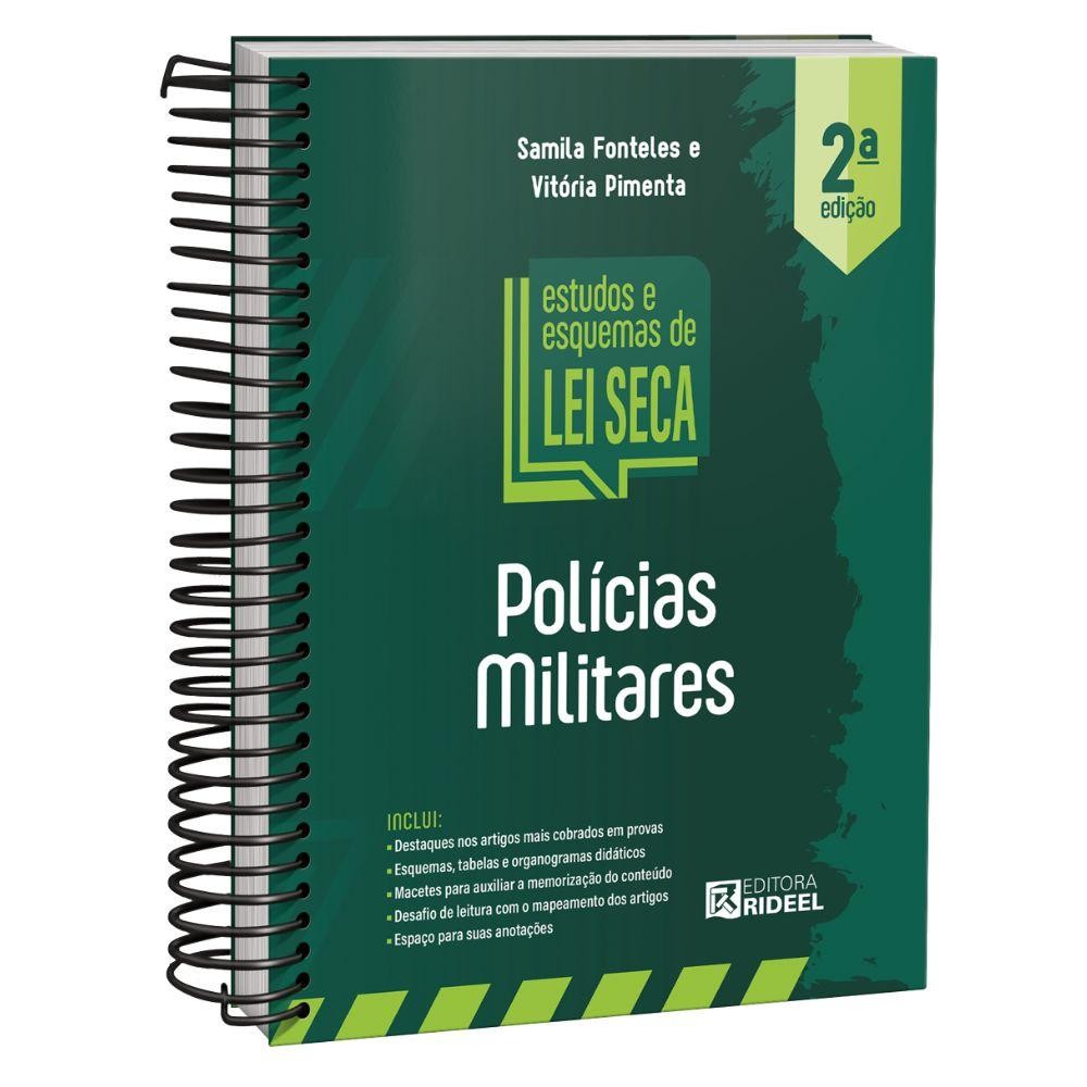 Estudos e Esquemas Lei Seca - Polícias Militares - 2ª Edição em Oferta na Shopee