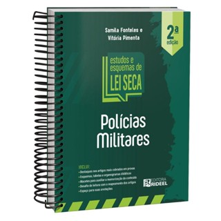 Estudos e Esquemas Lei Seca - Polícias Militares - 2ª Edição em Oferta na Shopee