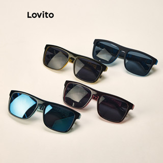 Lovito Óculos De Sol Casuais Lisos Colorblock Para Mulheres LCS02015