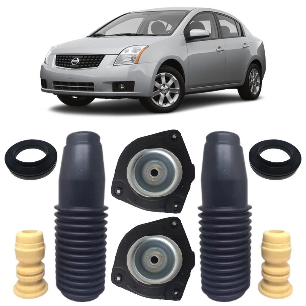 Kit Coxim Batente Amortecedor Dianteiro Sentra 2007 2008 2009 2010 2011 2012