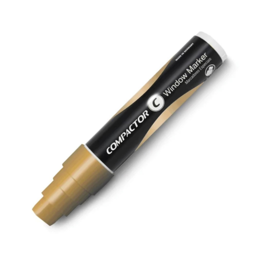 MARCADOR WINDOW GIZ LIQUIDO(MEDIO) OURO   COMPACTOR   2754036