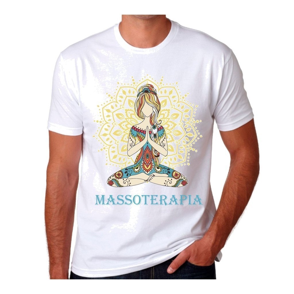 Camisa Camiseta   Massoterapia Blusa T-shirt 914 SH. CP