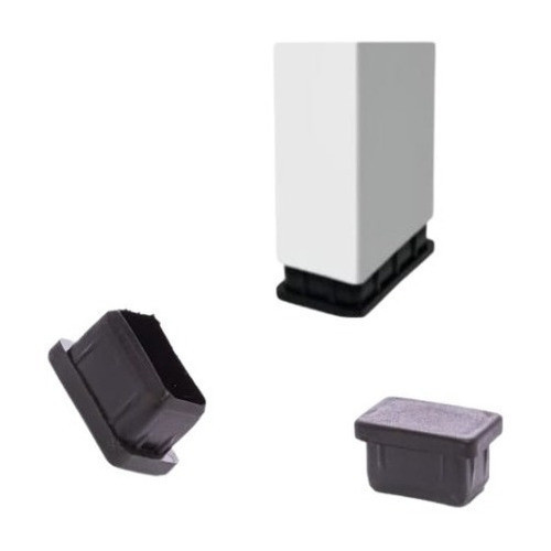 100 Ponteiras  Encaixe Interno Para Metalon 20x30 Acabamento em Oferta na Shopee