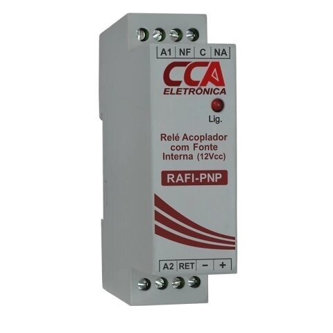 RELE ACOPLADOR C/ FONTE INTERNA-RAFI-PNP 220-12V SIBRATEC