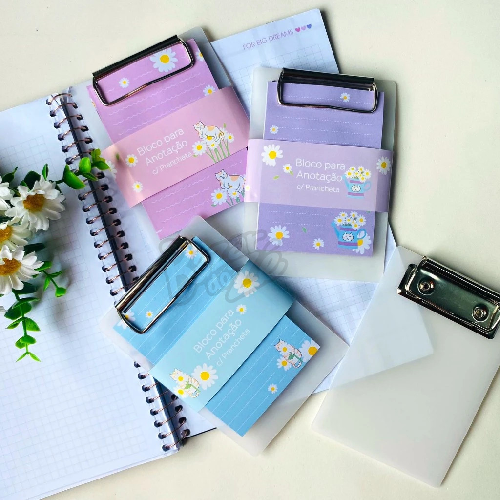 Bloco de Anotações Destacável Mini Prancheta em Oferta na Shopee