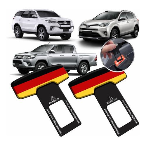 Par Trava Fivela Cinto Corolla Cross Hilux Sw4 Rav4 Alemanha