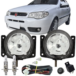 Kit Farol Milha com Chicote Fiat Palio Siena Strada G3 2004 05 06 07 à 15 2016 em Oferta na Shopee