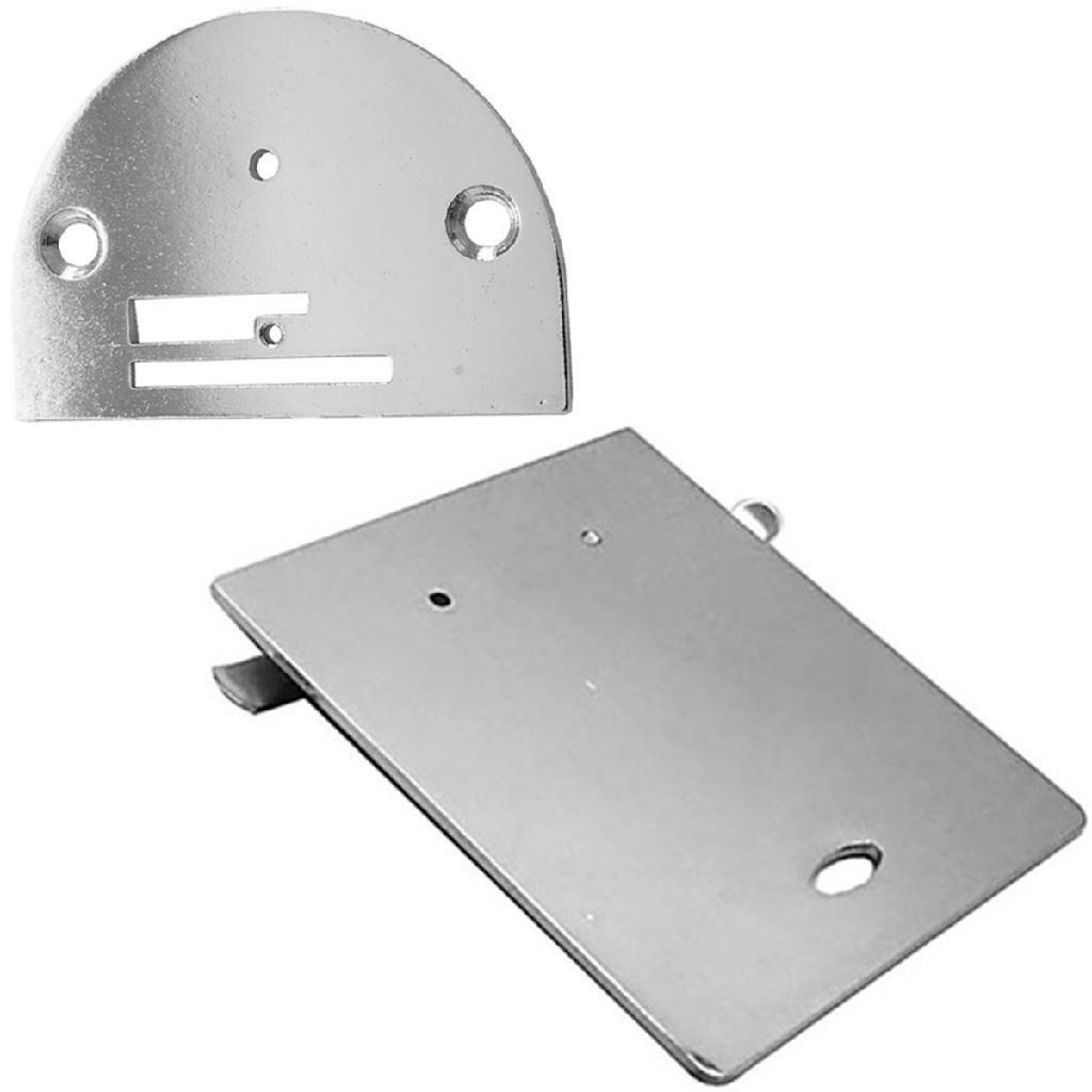 Chapa Agulha + Tampa Corrediça Reta Pretinha Domestica Vigorelli Leonam em Oferta na Shopee