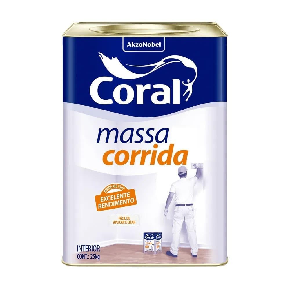 Massa Corrida Pva Coral Coral 25Kg