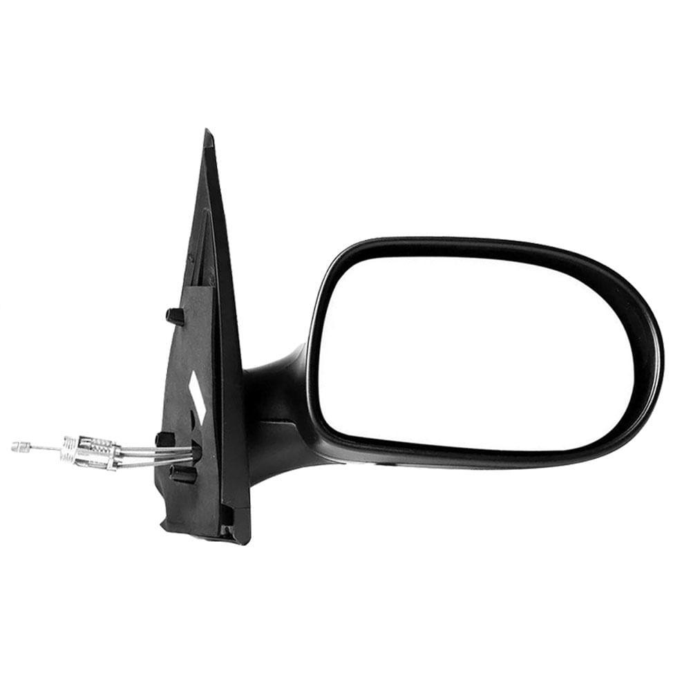 Retrovisor Fiat Palio Siena 2008 a 2010 4 Portas Preto Com Controle CarolCar em Oferta na Shopee