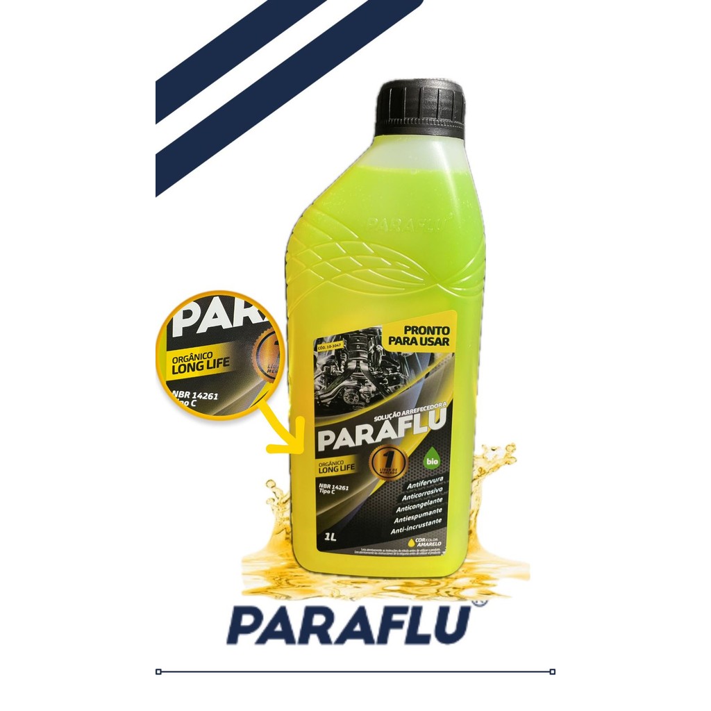PARAFLU 3047  ADITIVO PRONTO USO ORGANICO AMARELO 1L em Oferta na Shopee