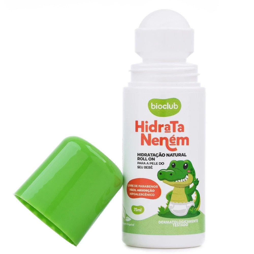 Hidratante Natural Infantil Roll on 75ml Vegano Bioclub