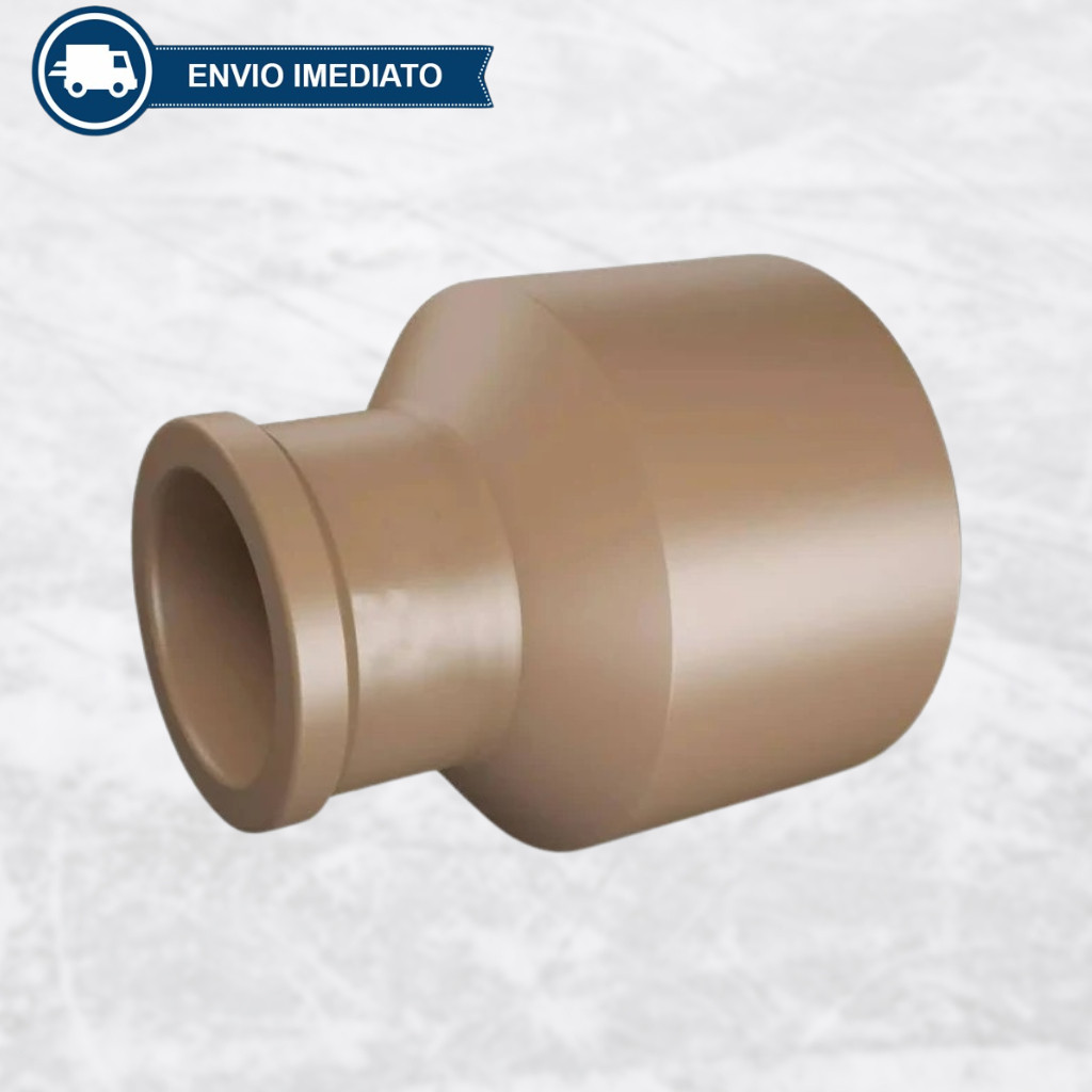 Bucha Redução Soldável Longa 50 x 25mm PVC em Oferta na Shopee