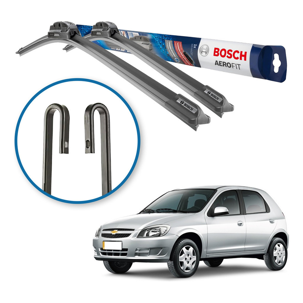 Palheta Limpador Parabrisa Original Bosch Chevrolet Celta 2001 a 2015