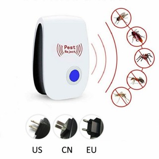 Rato Ultra-Sônico Elétrico/Spider/Mosquito/Inseto/Praga/Repelente De Baratas Silencioso