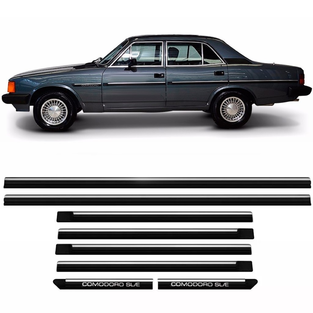 Friso Lateral Opala Comodoro Sle 1988 A 1990 4p em Oferta na Shopee