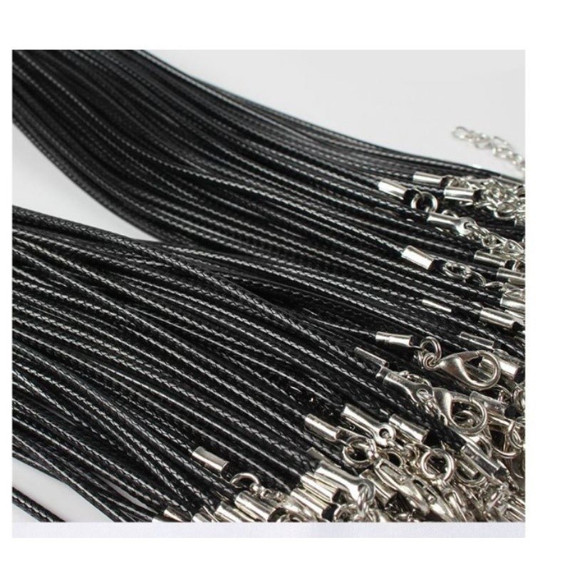 200PCS Colar Colares Cordão Couro PU Tecido Sintético,  revenda,  kit 200 100 50 peças 45 cm