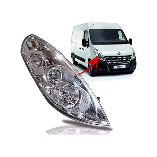 Farol Renault Master 2013 14 2015 16 17 2018 2019 2020 2021