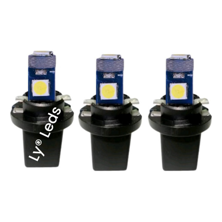 Kit Led Ice Blue Painel Corsa Wind Com Rpm Ar Condicionado