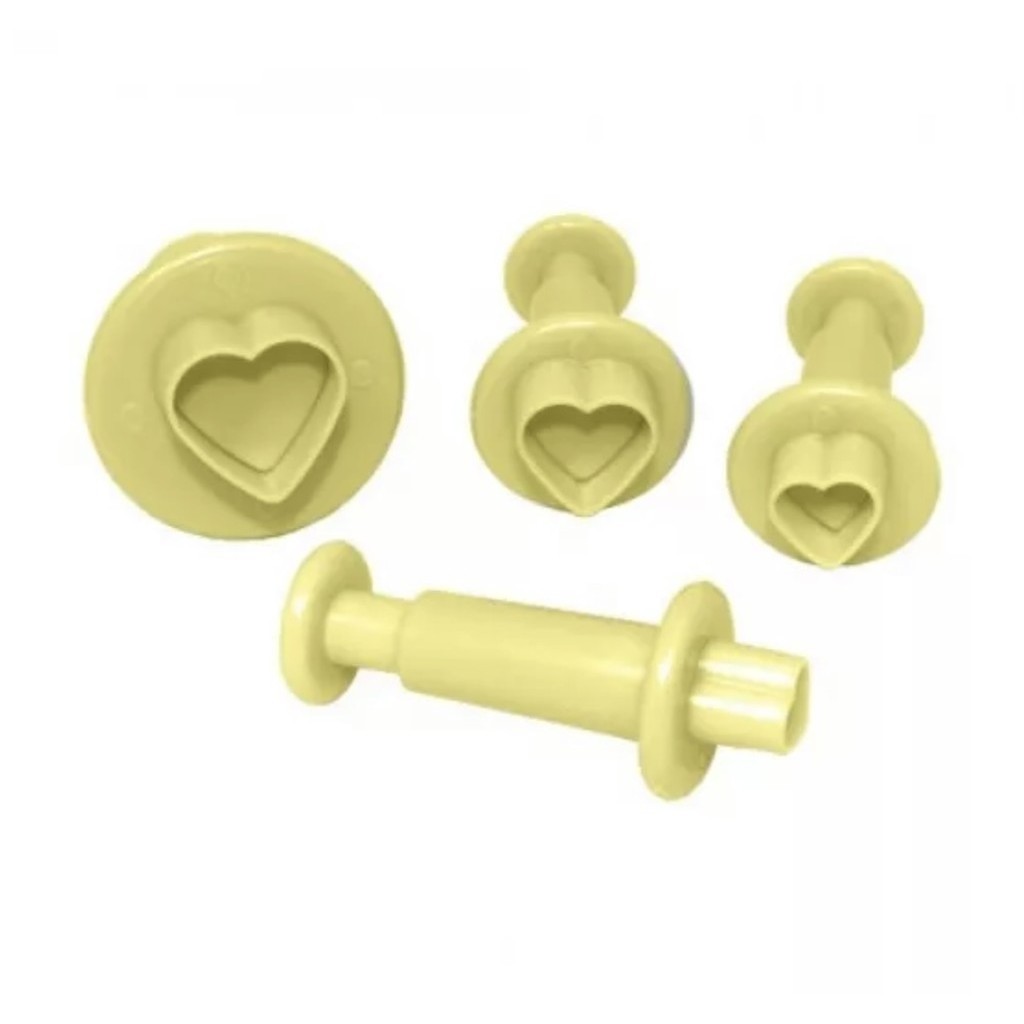 KIT MINI EJETOR CORAÇÕES BLUESTAR 4 PEÇAS (BLUE STAR)// (CHOCO) · foto 2