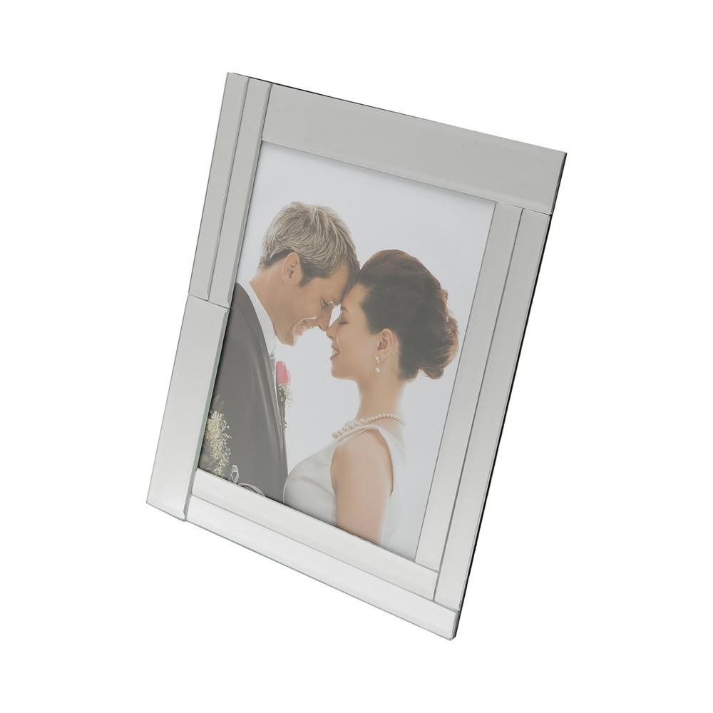 Porta Retrato Espelhado Wolff de Vidro 13cm x 18cm - Home & Living