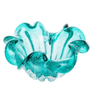 Centro de Mesa Wolff Italy de Vidro Tiffany 24cm x 11cm