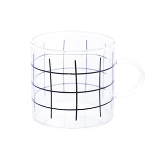 Caneca Lyor Stripes de Vidro Borossilicato