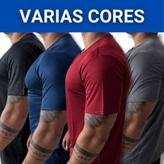 Promoção Camiseta Dry Fit Masculina - Casual Treino Academia Esportes Exercícios Corrida