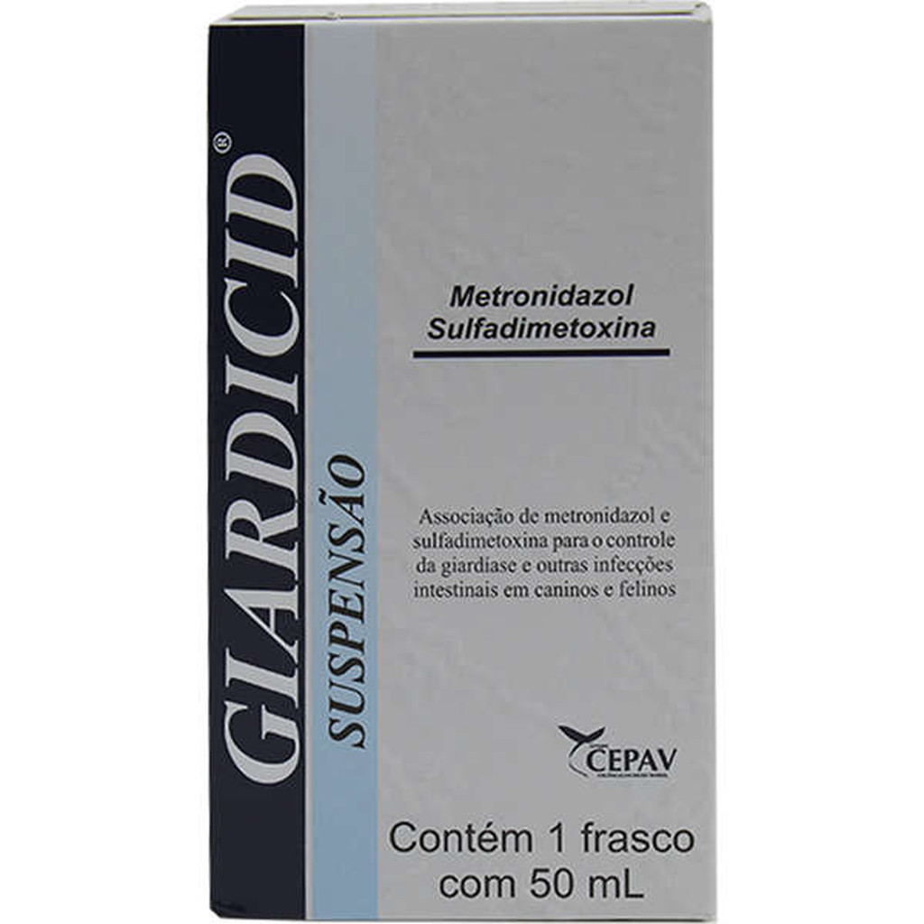 Giardicid Suspensão Cepav - 50 mL em Oferta na Shopee