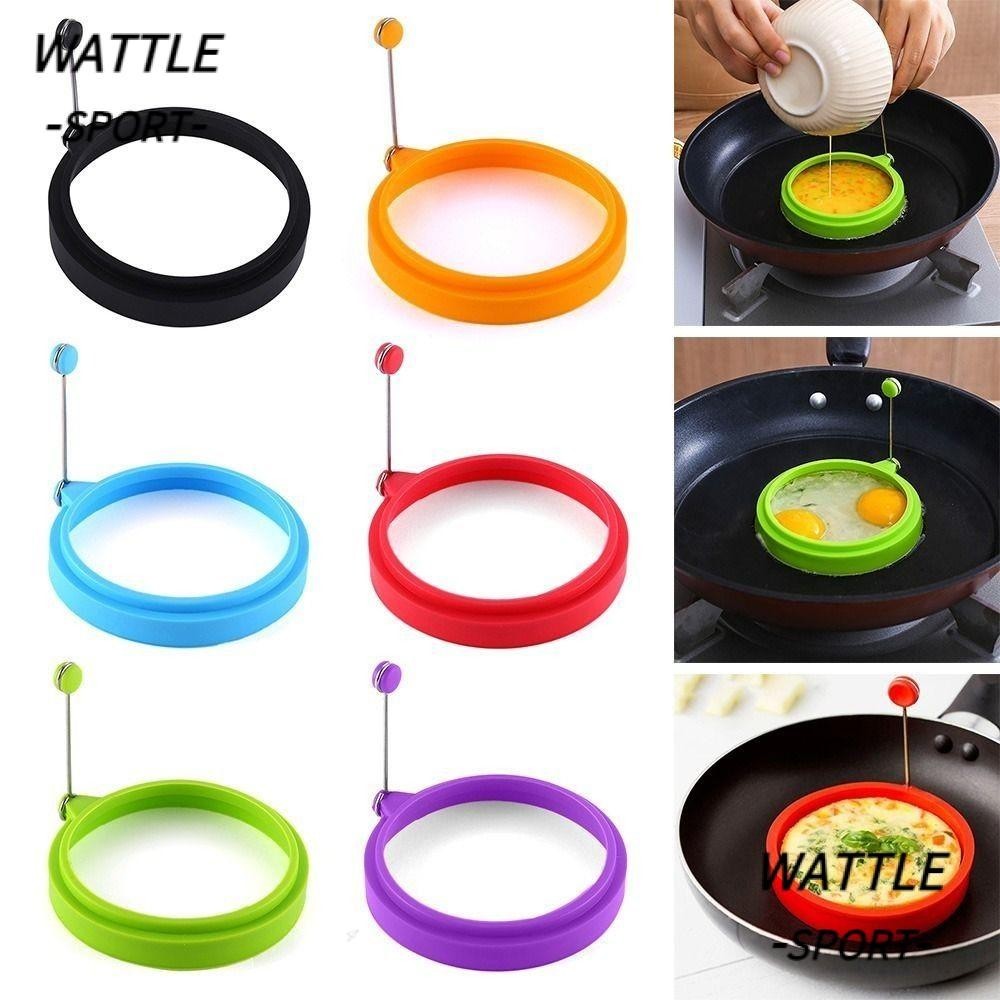 WATTLE Omelete Moldes De Ovo Frito , Panqueca De Cozinha , Anel De Silicone