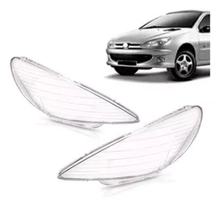 Lente Farol Peugeot 206 Foco Simples 2005 2006 2007 2008