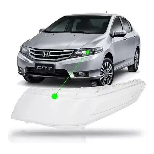 Lente Farol Honda City 2009 2010 2011 2012 2013 2014