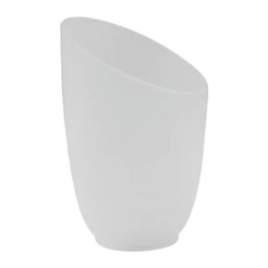 Vidro Tulipa Pisa Pata de Vaca Fosca Bocal 5cm