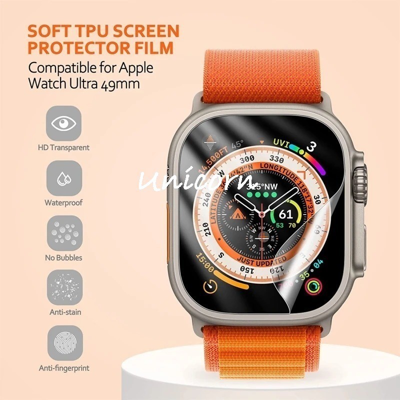 5 Peças Filme De Hidrogel Para Apple Watch 11 10 42mm 46mm 9 5 6 SE 40MM 44MM 38MM Protetor De Tela Macio Ultra3 49MM 7 — imagem 2 de 2