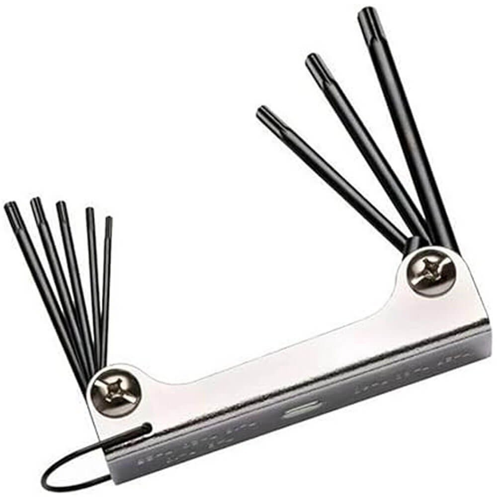 Chave Torx - "L" - Jogo 8 Peças - T09 A T40 - Tipo Canivete - 8JI - EDA