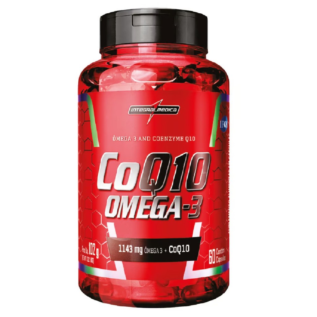 Omega 3 + Coenzima Q10 Pote 60 Cápsulas - Integralmedica em Oferta na Shopee