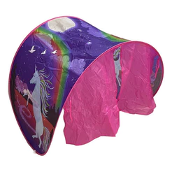 Tenda De Cama Barraca Cabeceira Cama Encaixe no Colchão Barraca Divertida Rosa