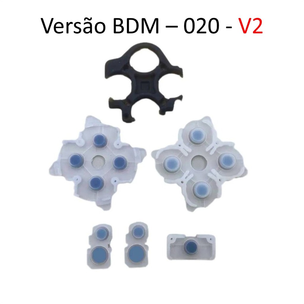 Kit Borrachas Condutivas Reparo Botões Para Controle Ps5 — imagem 2 de 2