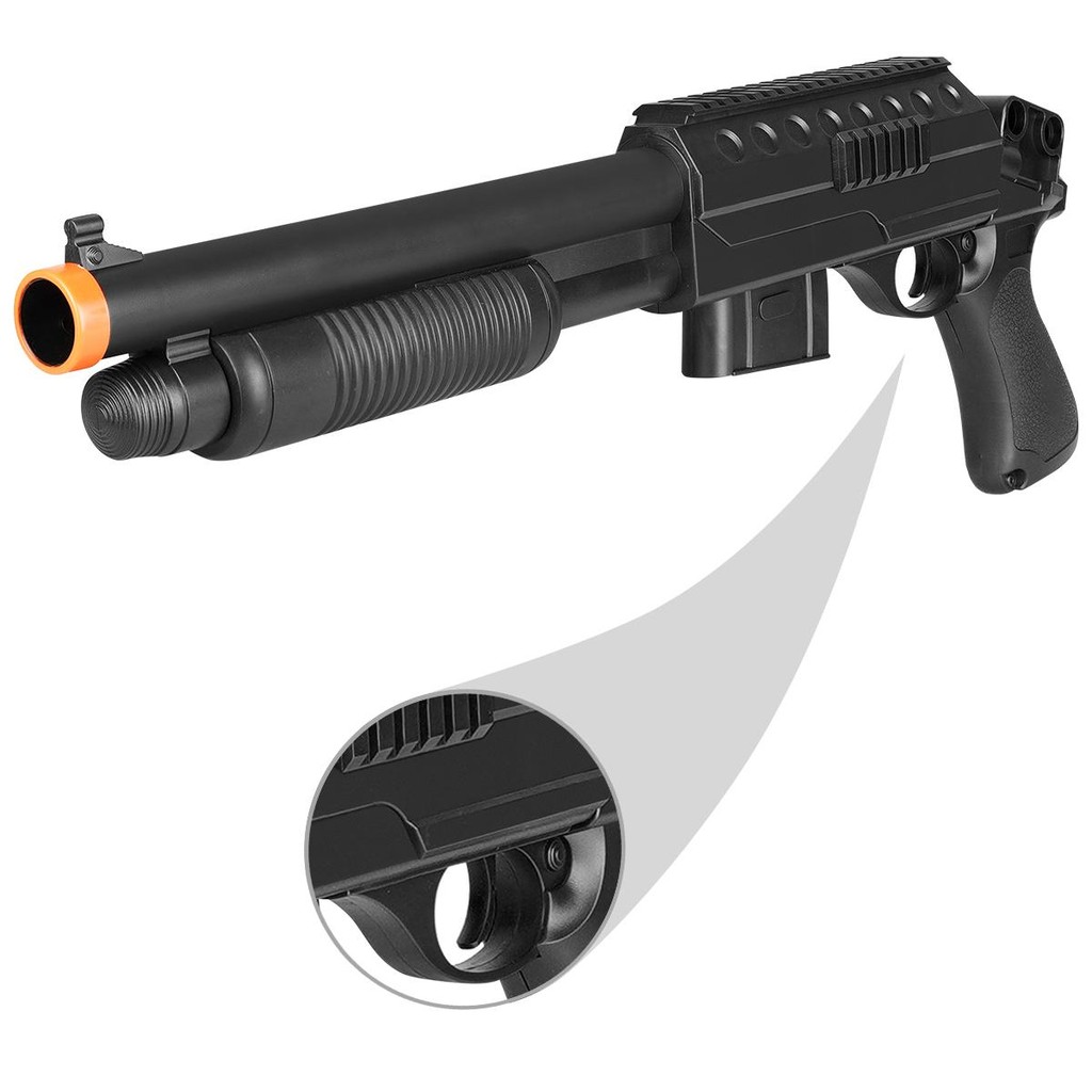 Detalhes do Rifle Airsoft Shotgun 6mm Mola Vigor Tactical Short
