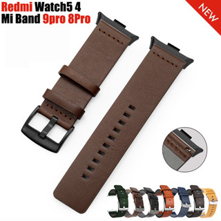 Pulseira De Couro Para Redmi Watch 5 4 , Macia À Prova D'água Homens E Mulheres , Acessórios Xiaomi Mi Band 9 pro 8Pro em Oferta na Shopee