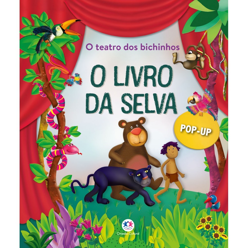 Livro Pop-up O livro da selva em Oferta na Shopee