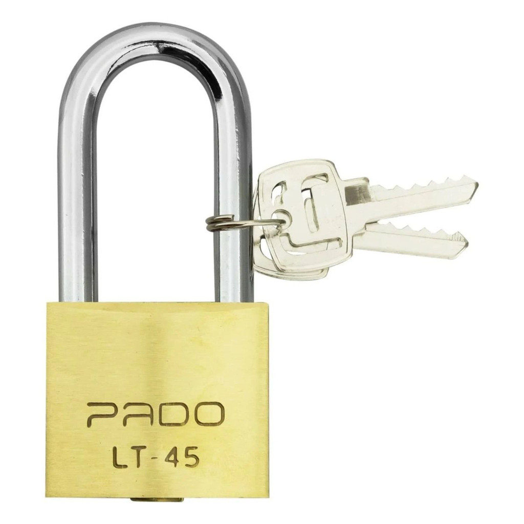 Cadeado 45mm Haste Longa de 50mm Latão SM Pado