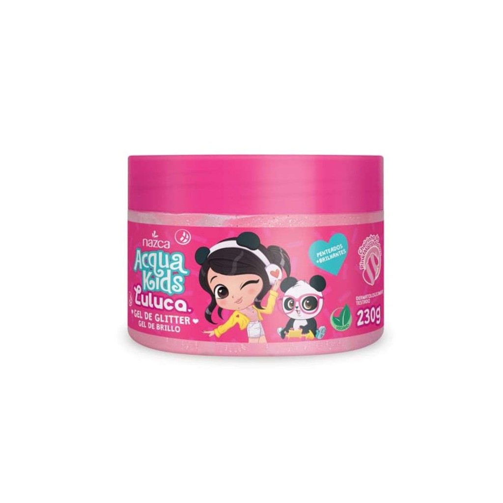 Gel de Glitter Acqua Kids Luluca Nazca 230g