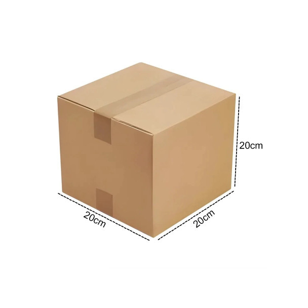 Caixa de Papelão 20x20x20cm Kit 50 unidades em Oferta na Shopee
