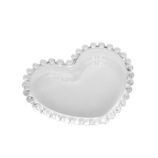 4 Pratos Wolff Pearl de Cristal 3cm x 10,5cm x 1,5cm