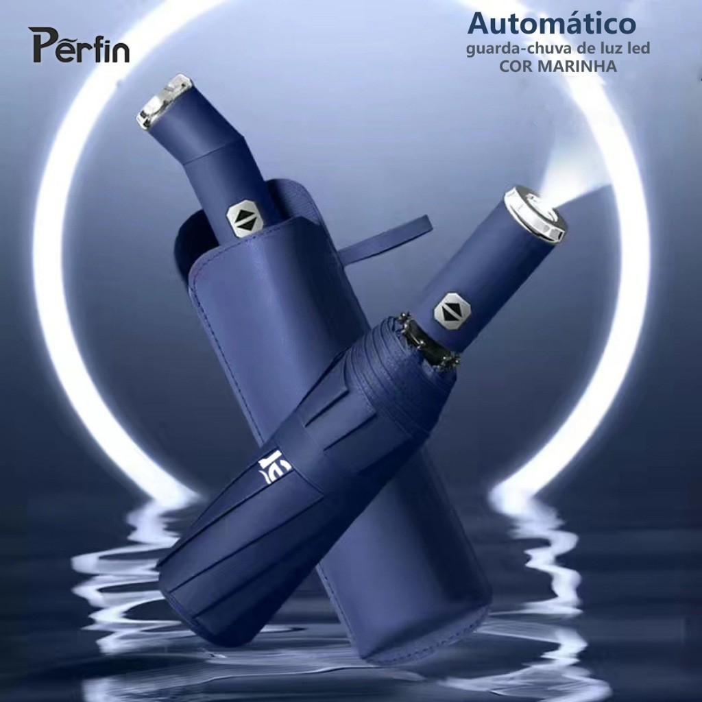 Guarda Chuva Automático Reforçado Contra Vento - Compacto, Cabe na Bolsa | guarda chuva reforcado | guarda chuva grande em Oferta na Shopee