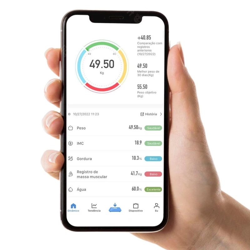 Balança Corporal Profissional com Bioimpedância e Bluetooth — foto 7